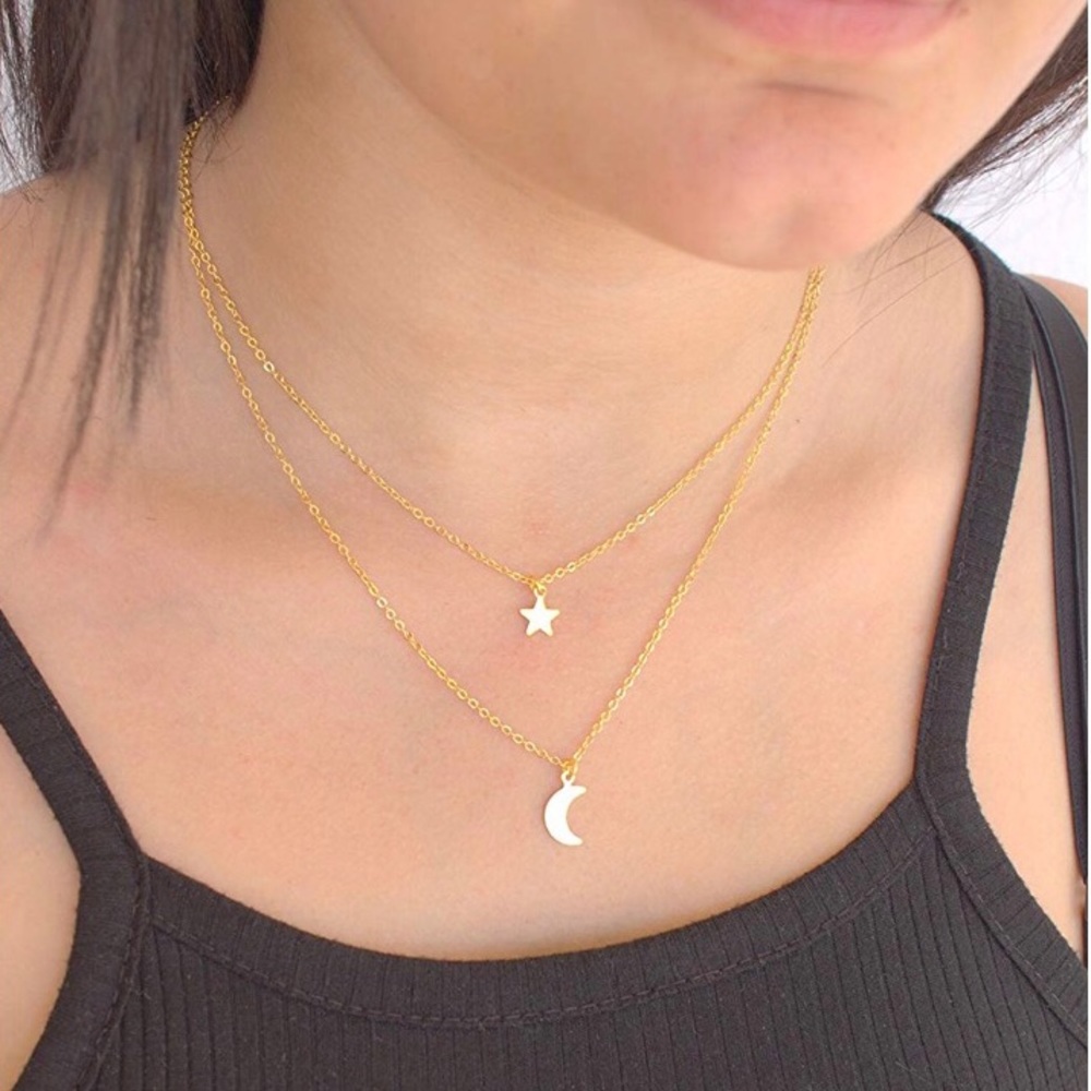 Star and Moon Necklace